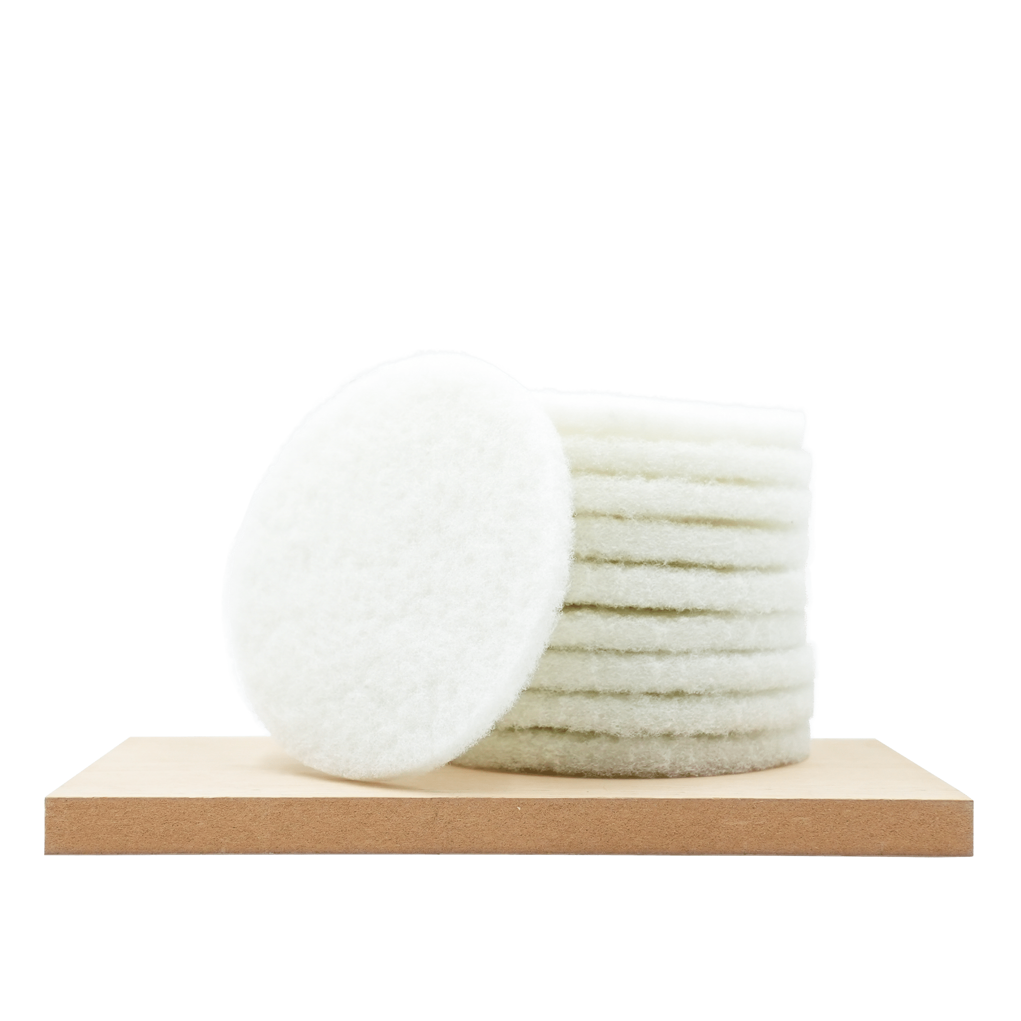 Pads absorbants blancs pour essuyer