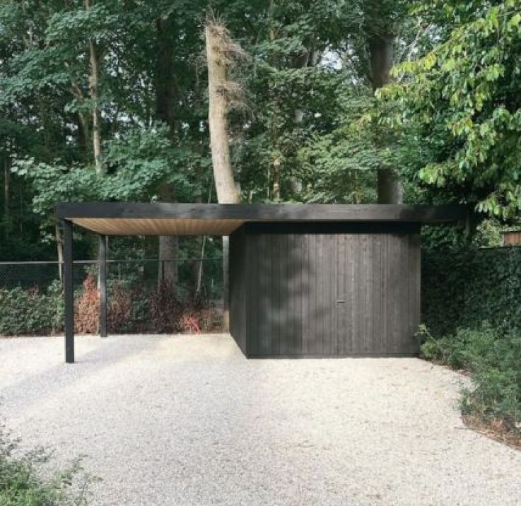 Houten carports behandelen Houten carports behandelen