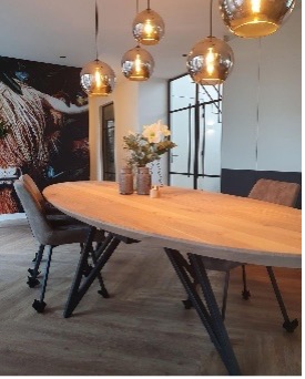 Eikenhout tafel - olie